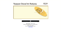 Desktop Screenshot of duzceradyoozgur.com