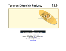 Tablet Screenshot of duzceradyoozgur.com